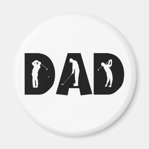Golf Dad Gift Magnet