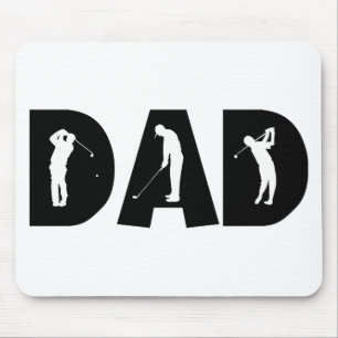 Golf Dad Gift Mouse Pad