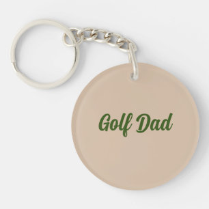 golf dad keychain