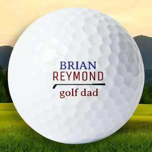 Golf Dad Name Golf Balls