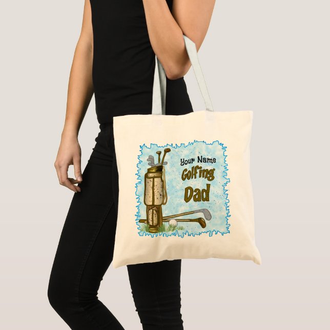 Golf Dad Tote Bag (Front (Product))