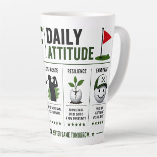Golf daily coffee latte mug