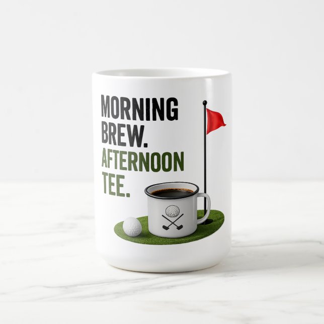Golf daily coffee  magic mug (Center)