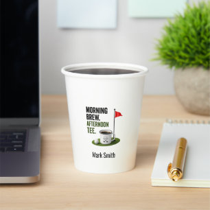 Golf daily coffee  paper cups