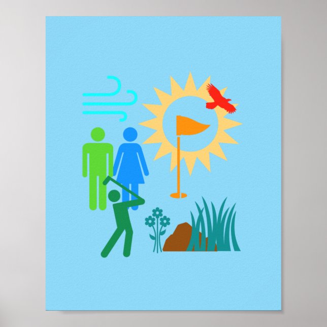 Golf Day Poster (Front)