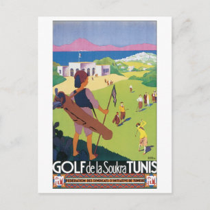 Golf del Soukra Tunis Postcard