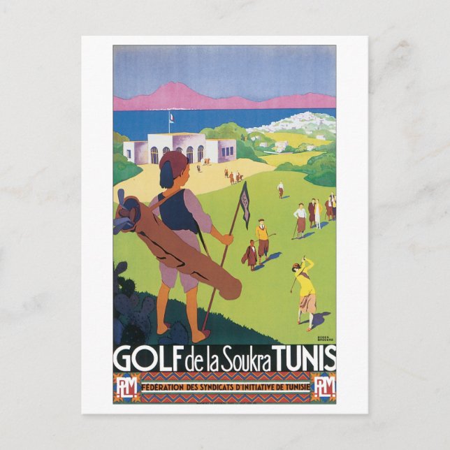 Golf del Soukra Tunis Postcard (Front)