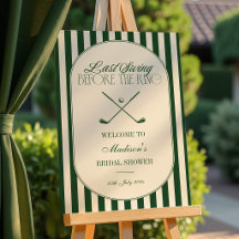 Golf "Dernier Swing avant la Bague" Accueil de Mar