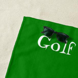 Golf Design Beach Towel