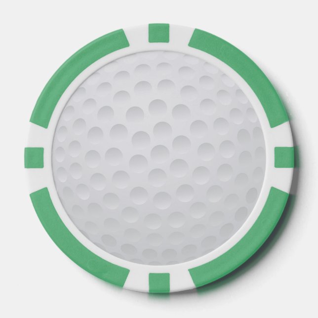 Golf Design Poker Chips (Front)