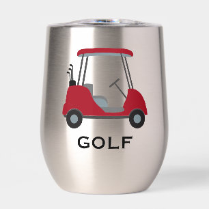 Golf Design Vin Thermique Tumbler