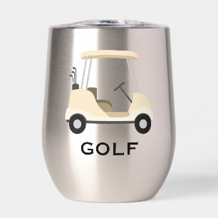 Golf Design Vin Thermique Tumbler