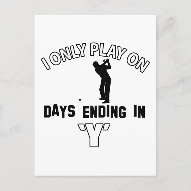 golf Designs Postcard (Front)
