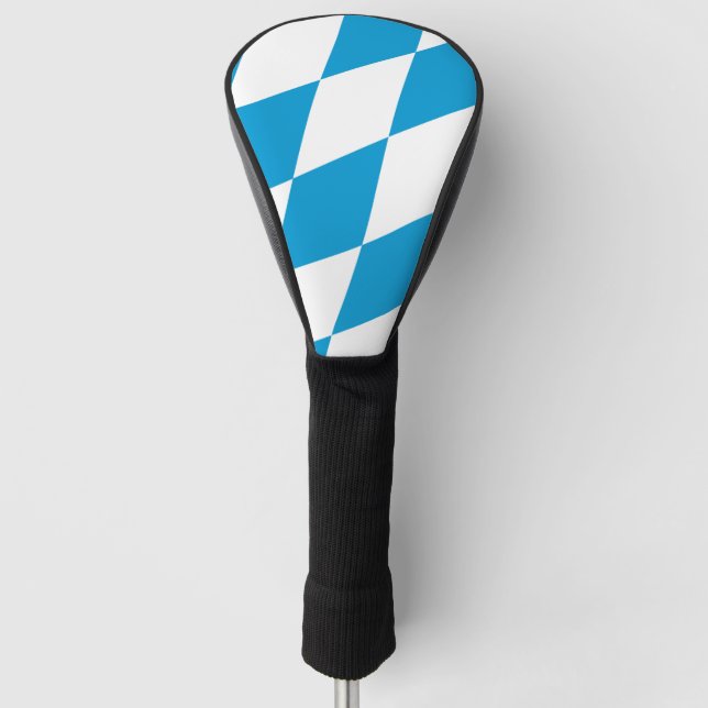 Golf Driver Cover with Flag of Bavaria (Front)