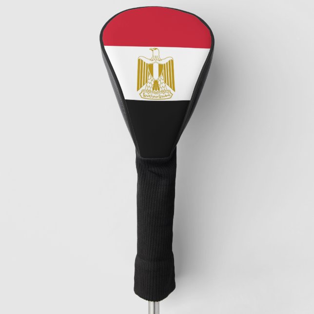 Golf Driver Cover with Flag of Egypt (Front)
