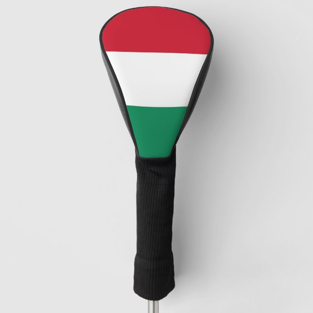 Golf Driver Cover with Flag of Hungary (Front)