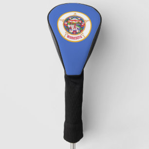 Golf Driver Cover with Flag of Minnesota, USA
