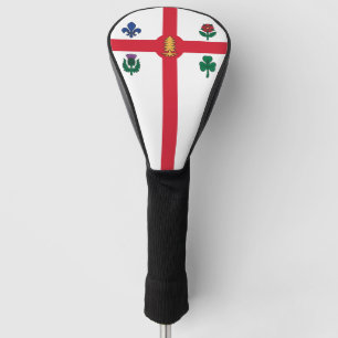 Golf Driver Cover with Flag of Montreal, Canada