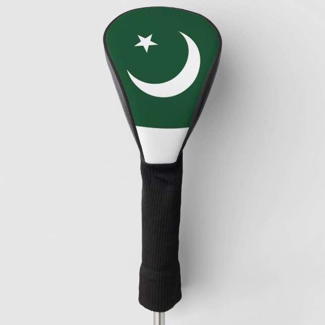 Golf Driver Cover with Flag of Pakistan (Front)