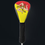 Golf Driver Cover with Flag of Sicily, Italy<br><div class="desc">Add a bold and patriotic flair to your golf bag with our exclusive golf driver cover featuring the flag of Sicily, Italy! Designed to combine protection with cultural pride, this driver cover is more than just gear—it’s a vibrant tribute to Sicily’s rich heritage and iconic symbolism. The durable exterior showcases...</div>
