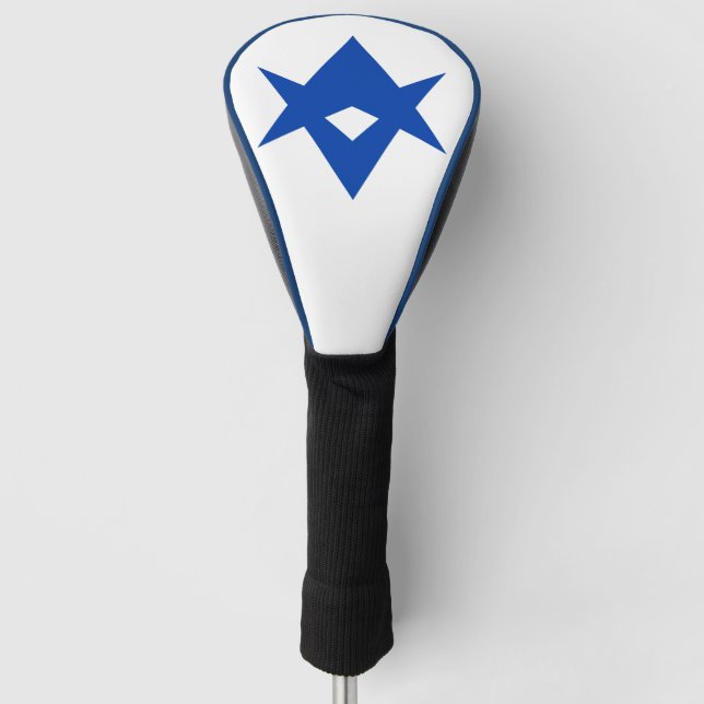 Golf Driver Cover with Flag of Toyota City, Japan (Front)