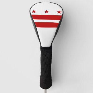 Golf Driver Cover with Flag of Washington DC, USA