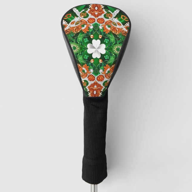 Golf Driver Cover with Irish Colours (Front)