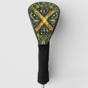 Golf Driver Cover with Jamaican Colours