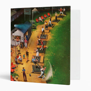 Golf Driving Range by John Falter Binder
