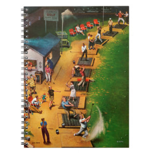 Golf Driving Range by John Falter Notebook