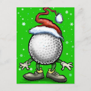 Golf Elf Postcard