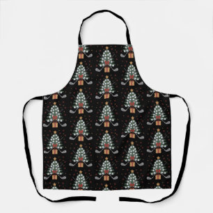 Golf Equipment Christmas Tree Christmas Golf Apron