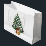 Golf Equipment Christmas Tree Christmas Golf Large Gift Bag<br><div class="desc">Golf Equipment Christmas Tree Christmas Golf</div>
