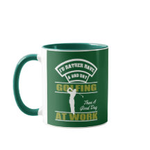 Golf Et Travail Combo Mug