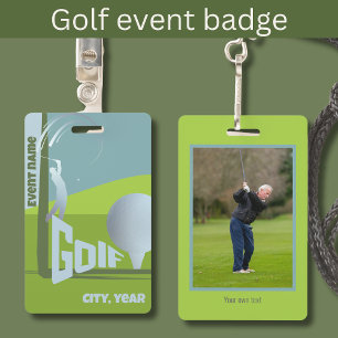 Golf Event golfing club golfer participation Badge