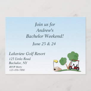 Golf Event Invitation