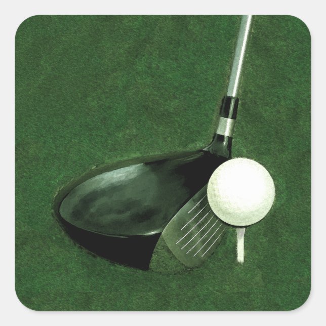 Golf Event Square Sticker (Front)