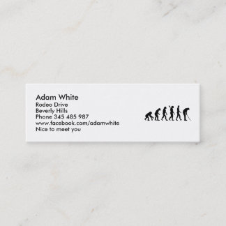 Golf evolution mini business card