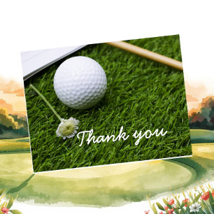 Golf Fairway Gratitude: A Golf-Themed Thank You Card