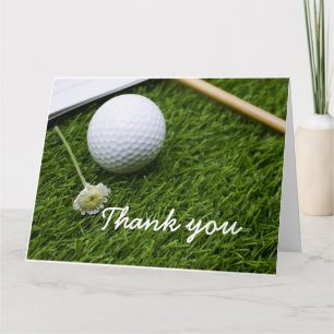 Golf Fairway Gratitude: A Golf-Themed Thank You Card