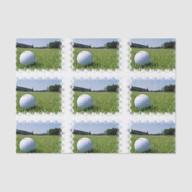 Golf Fairway Tissue Paper (Front)