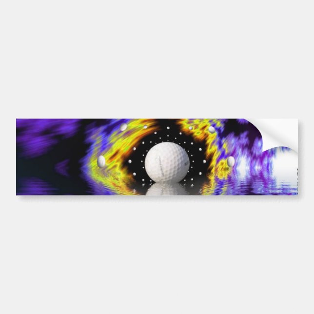 Golf Fantasy Bumper Sticker (Front)