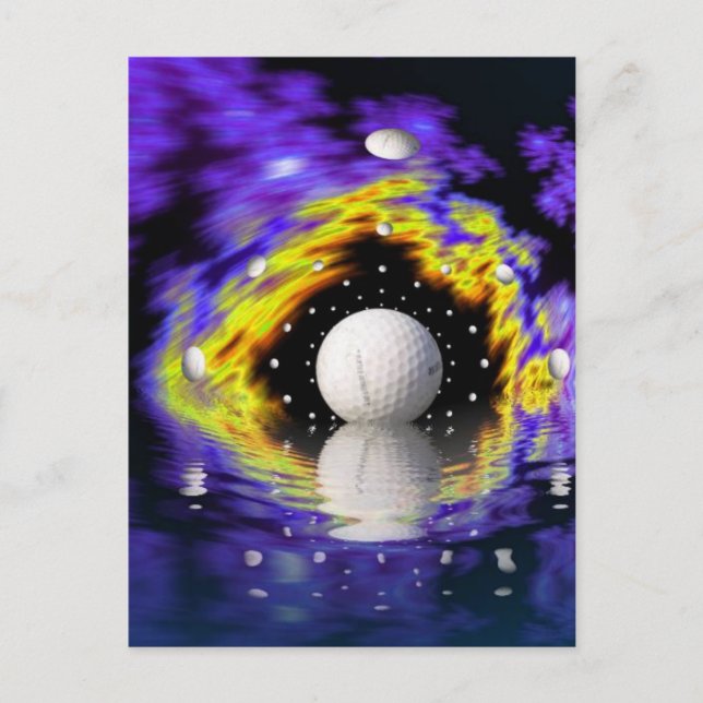 Golf Fantasy Postcard (Front)