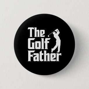 Golf Father Funny Golfer Dad Gift For Father's Day 2 Inch Round Button