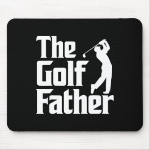 Golf Father Funny Golfer Dad Gift For Father's Day Mouse Pad