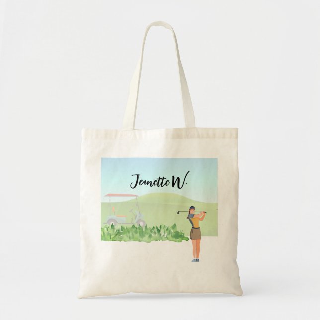 Golf Femmes golfeur élégant sac de week-end ou pla (Devant)