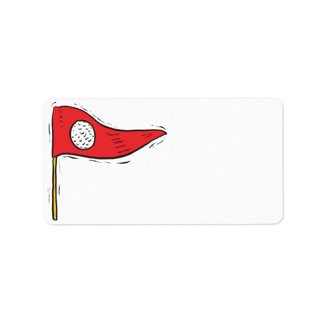 Golf Flag Label (Front)
