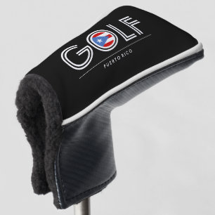 Golf flag of Puerto Rico Golf Head Cover