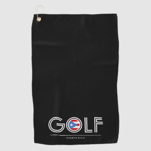 Golf flag of Puerto Rico Sports Towel
