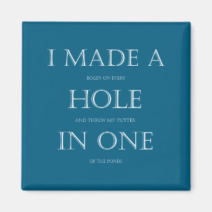 Golf For Golfer Funny Golfing Magnet